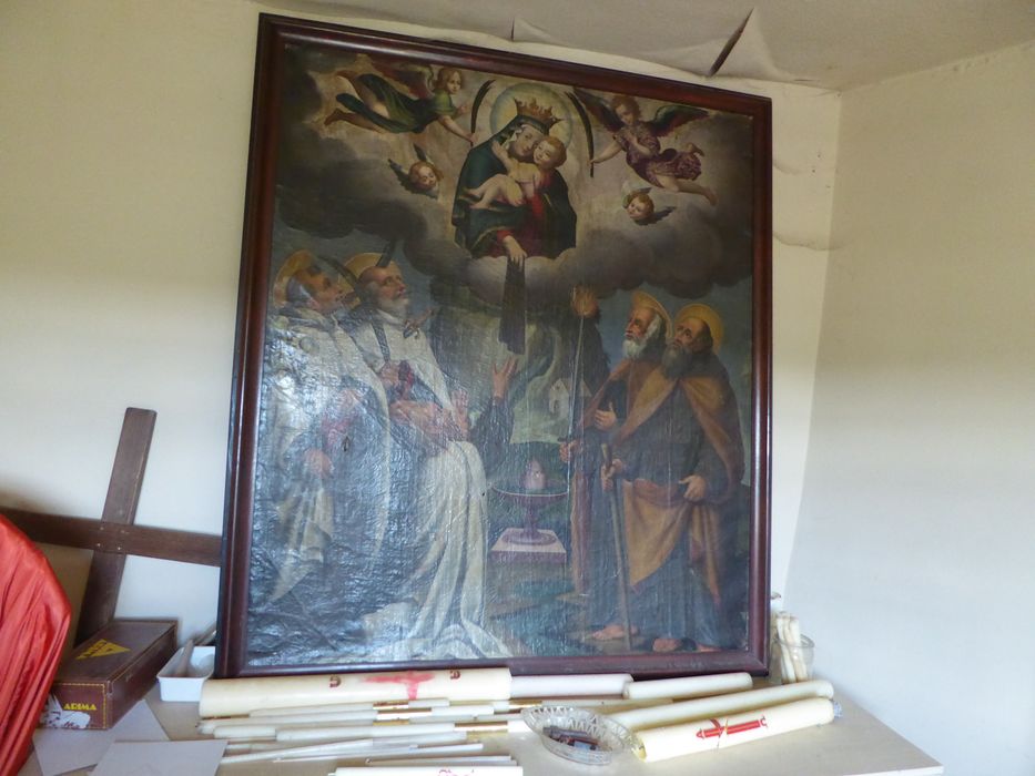 tableau : Donation du scapulaire