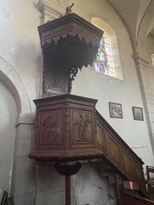 chaire à prêcher - © Ministère de la Culture (France), Conservation des antiquités et des objets d’art du Jura – Tous droits réservés