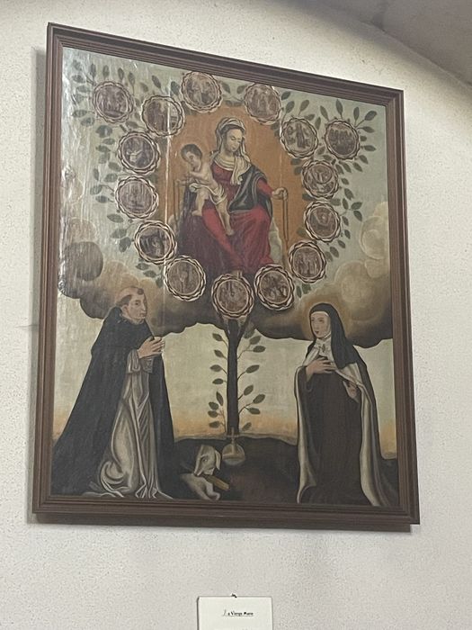 tableau : Vierge au rosaire - © Ministère de la Culture (France), Conservation des antiquités et des objets d’art du Jura – Tous droits réservés