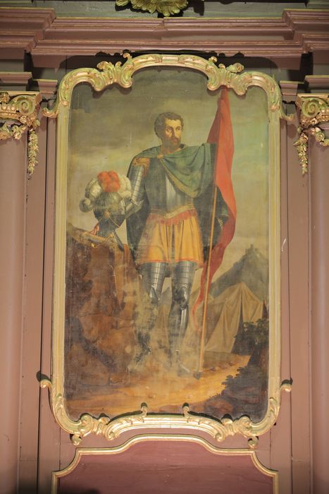 triptyque : Saint Gengulphe entouré de saint Pierre et saint Paul, vue partielle