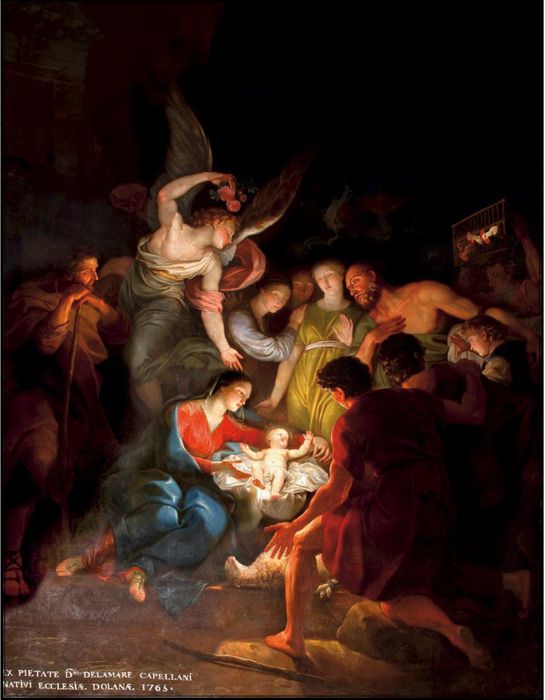 tableau : Adoration des bergers (l’)