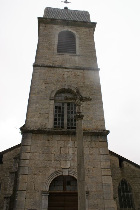 clocher, élévation  ouest