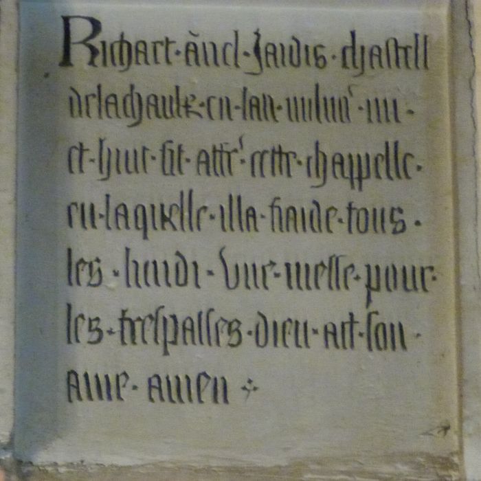 plaque commémorative