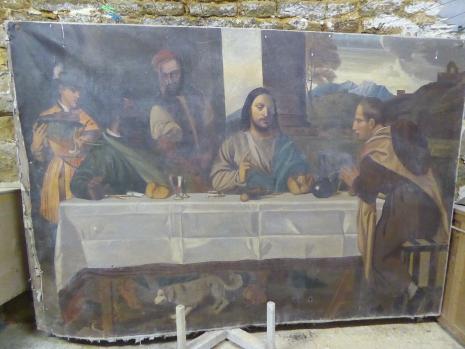 tableau : Repas à Emmaüs