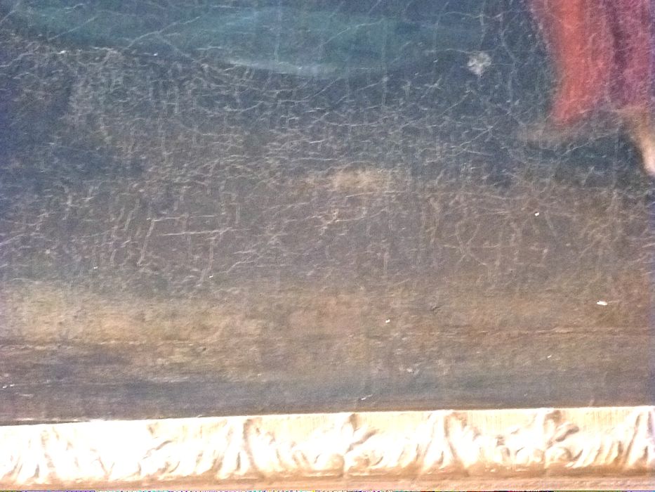 tableau : Christ en croix, détail