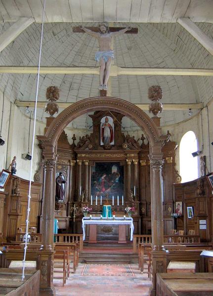 Vue générale de la chaire à prêcher