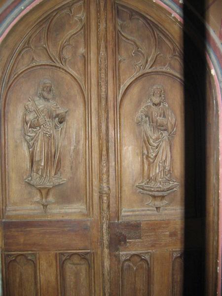 Vantaux de la porte de la sacristie