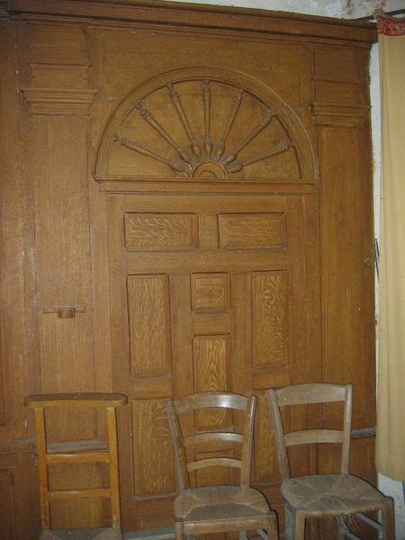 détail des lambris de revêtement