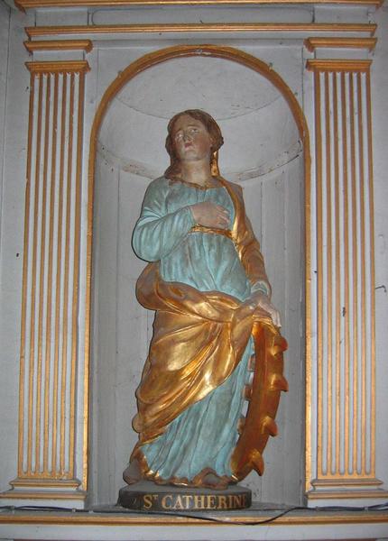 Statue : sainte Catherine