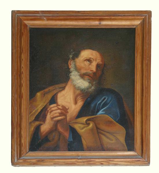 vue générale du tableau : Saint Pierre - © Ministère de la Culture (France), Conservation des antiquités et des objets d'art du Loir-et-Cher, tous droits réservés