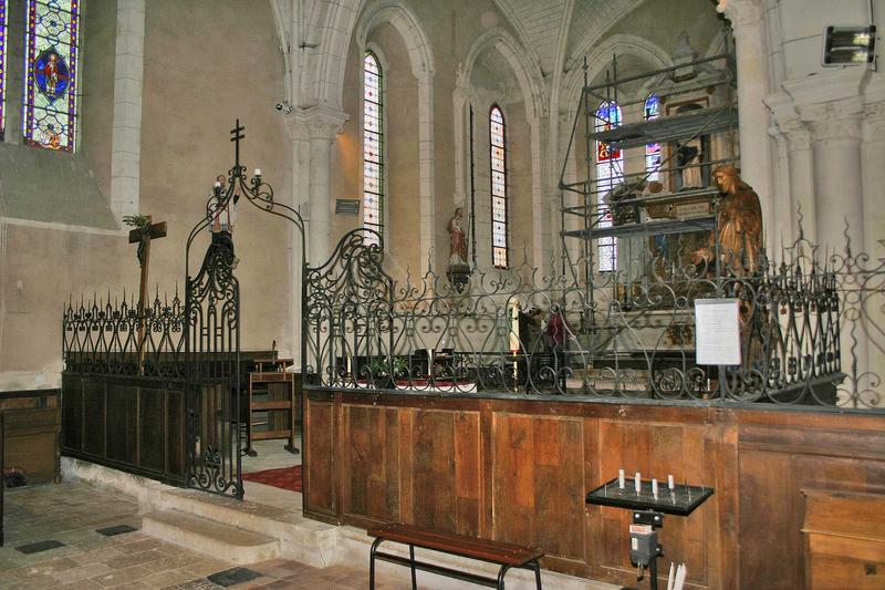 vue générale de la clôture de choeur - © Ministère de la Culture (France), Conservation des antiquités et des objets d'art du Loir-et-Cher, tous droits réservés 