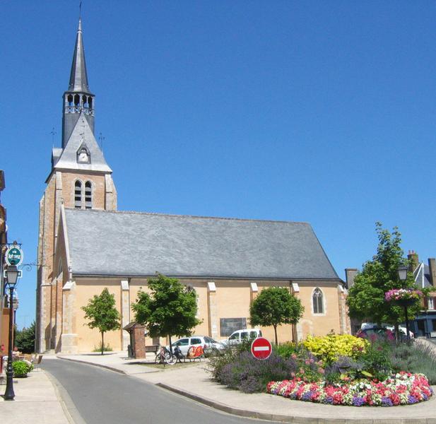 église Saint-Etienne : vue générale, ensemble Sud