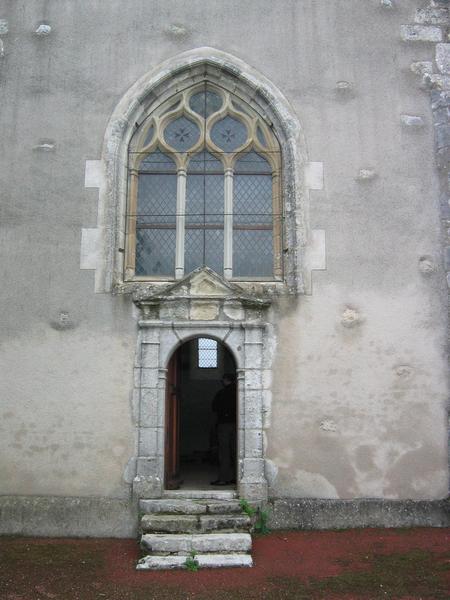 détail, porte d'accès, façade Sud