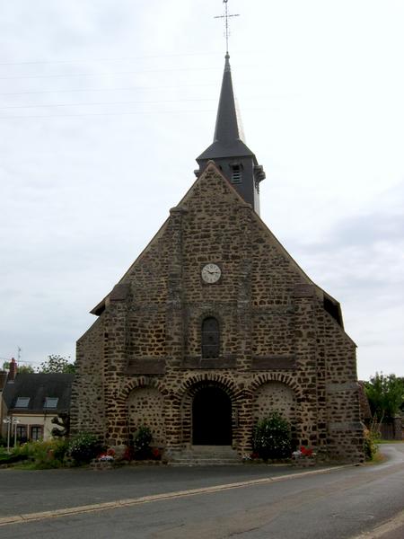 église Saint-Loup-Saint-Gilles : vue générale, façade occidentale