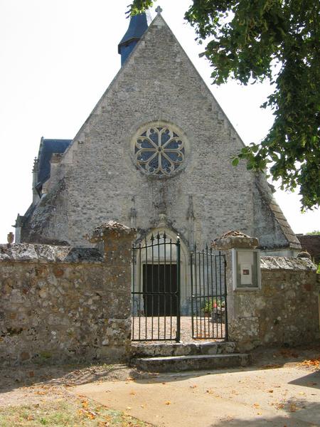 église Saint-Hilaire : vue générale, façade occidentale