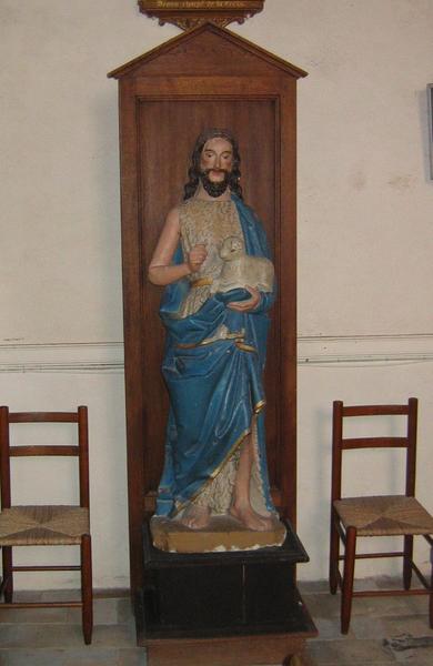 statue : saint Jean-Baptiste, vue générale