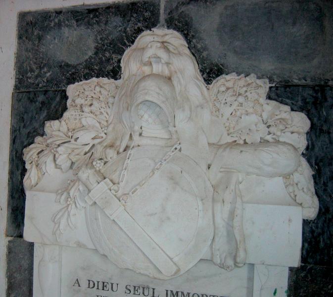 monument funéraire (mausolée) de Jean-Sébastien de Querhoent, vue partielle