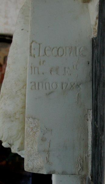 monument funéraire (mausolée) de Jean-Sébastien de Querhoent, détail