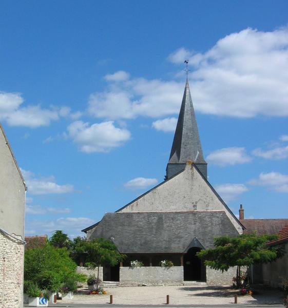 église Saint-Etienne : vue générale, façade occidentale