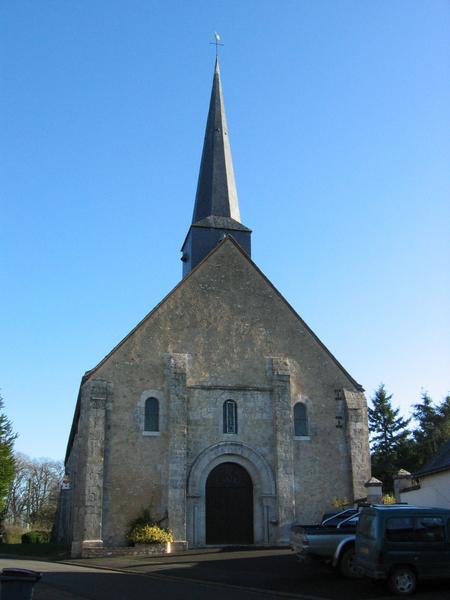 église Saint Pierre : vue générale, façade occidentale