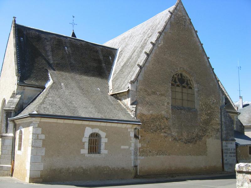 église Saint-Hilaire : vue générale du chevet