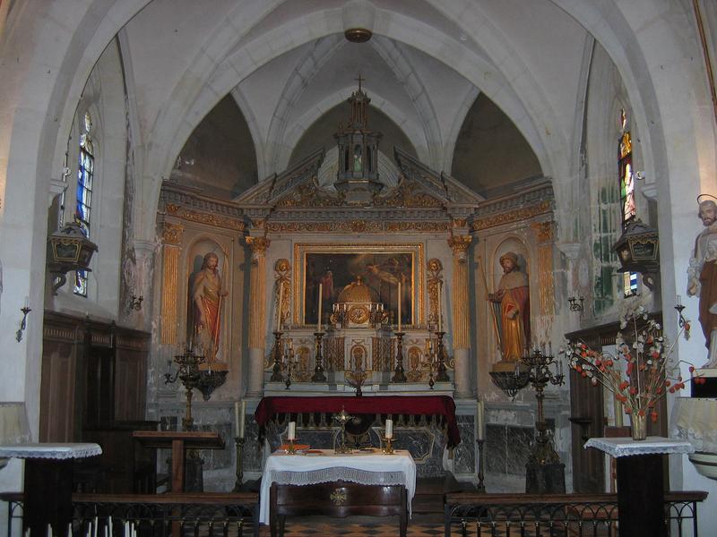 Eglise Saint-Jean-Baptiste : vue générale du choeur