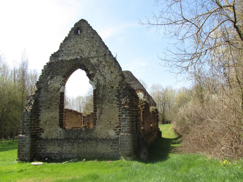 Ruines de la chapelle de Guériteau : vue générale du chevet