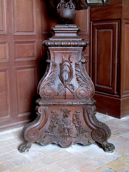 lutrin (aigle-lutrin), vue partielle - © Ministère de la Culture (France), Conservation des antiquités et des objets d'art du Loir-et-Cher, tous droits réservés 
