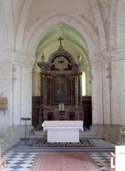 Eglise Saint-Bohaire : vue générale du choeur