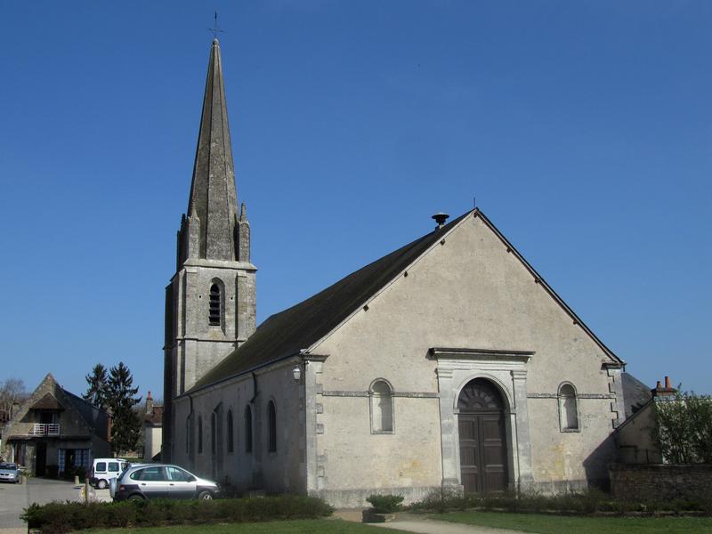 Eglise Saint-Denis : ensemble nord-ouest, vue générale