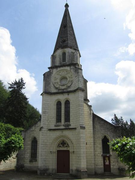 Eglise Saint-Germain : façade occidentale, vue générale