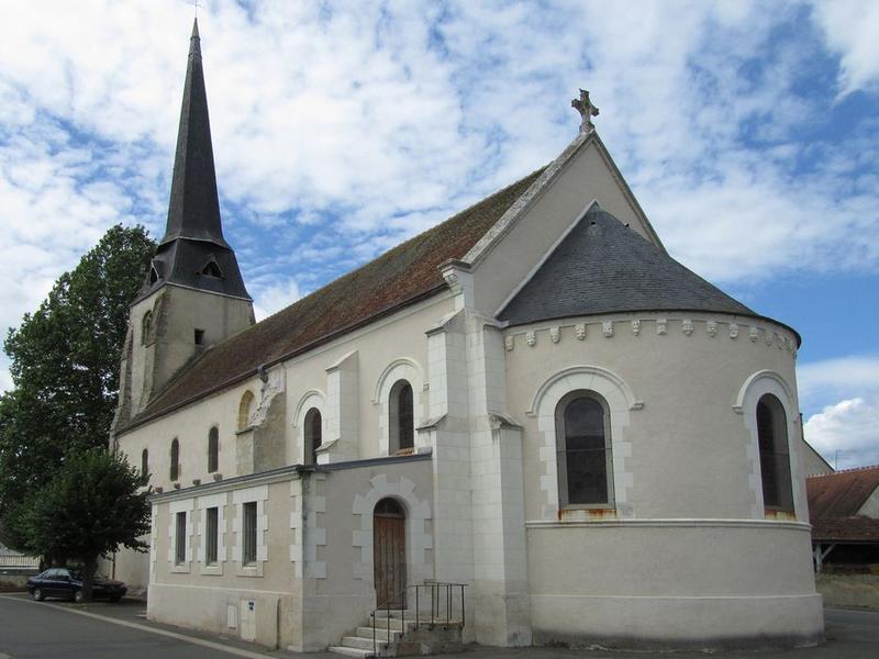 Eglise Saint-Martin : vue générale du chevet