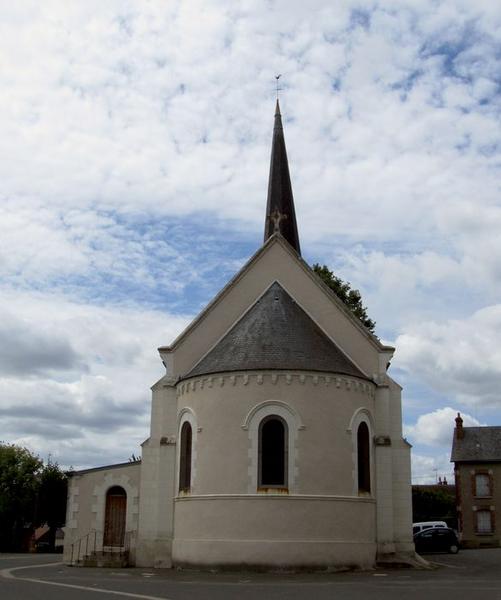 Eglise Saint-Martin : vue générale du chevet