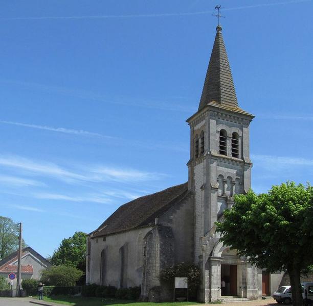 Eglise Saint-Martin : façade occidentale, vue générale