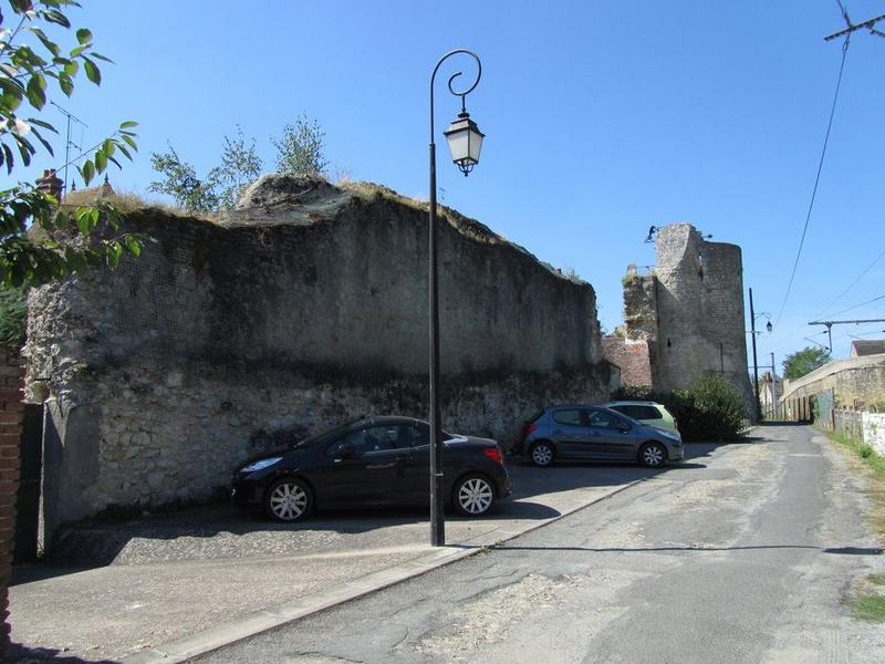 ruines des remparts, ensemble nord, vue partielle