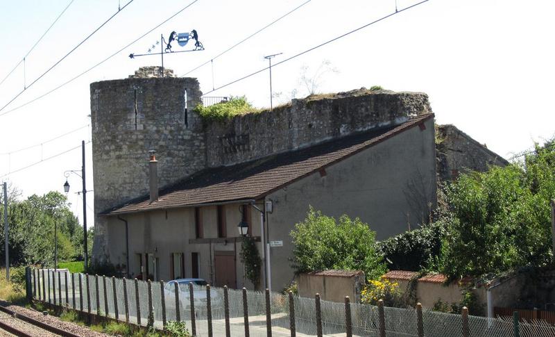 ruines des remparts, ensemble nord, vue partielle