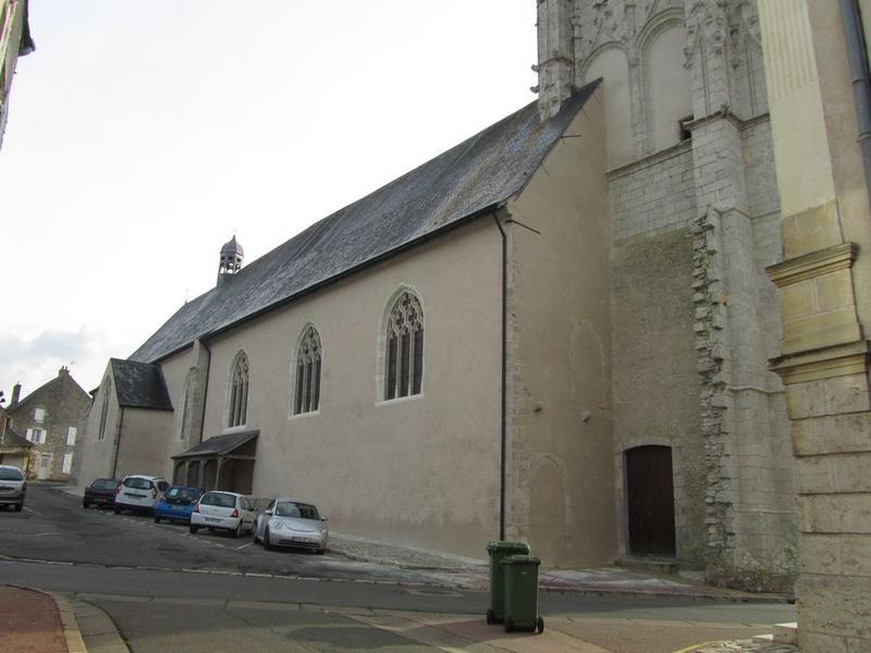 Eglise Saint-Hilaire : ensemble nord, vue partielle