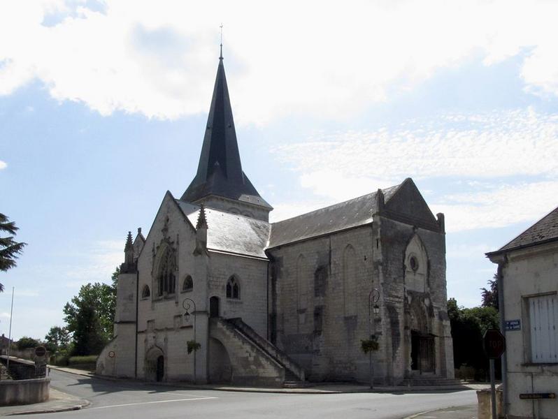 Eglise Notre-Dame-de-Nanteuil : ensemble nord-ouest, vue générale