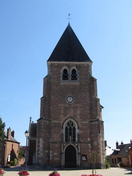 Eglise Saint-Martin : façade occidentale, vue générale