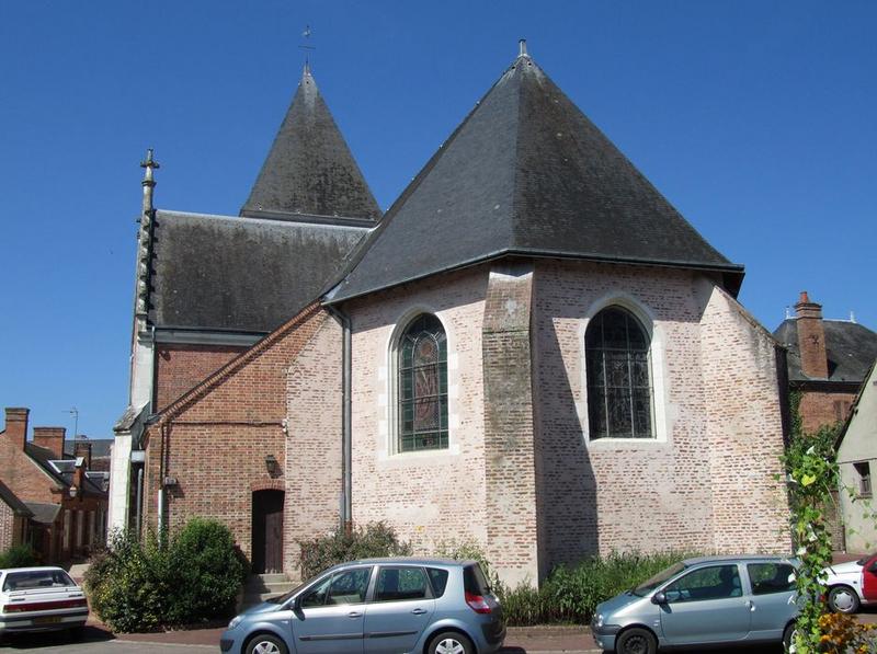 Eglise Saint-Martin : vue générale du chevet