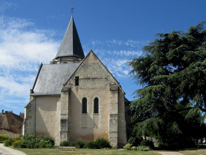 Eglise Saint-Martin : vue générale du chevet