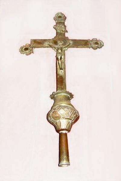 croix de procession, vue partielle - © Ministère de la Culture (France), Conservation des antiquités et des objets d'art du Loir-et-Cher, tous droits réservés 