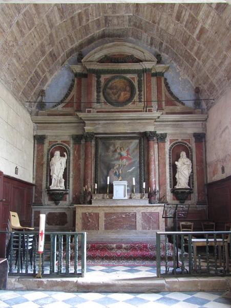 retable, clôture de choeur (table de communion), vue générale - © Ministère de la Culture (France), Conservation des antiquités et des objets d'art du Loir-et-Cher, tous droits réservés 