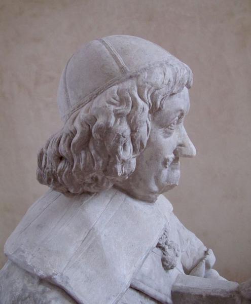 statue (statue funéraire) d'Honoré Barentin, détail - © Ministère de la Culture (France), Conservation des antiquités et des objets d'art du Loir-et-Cher, tous droits réservés 