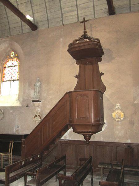 chaire à prêcher, vue générale - © Ministère de la Culture (France), Conservation des antiquités et des objets d'art du Loir-et-Cher, tous droits réservés 
