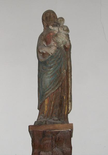 statue : Vierge à l'enfant - © Ministère de la Culture (France), Conservation des antiquités et des objets d'art du Loir-et-Cher, tous droits réservés 