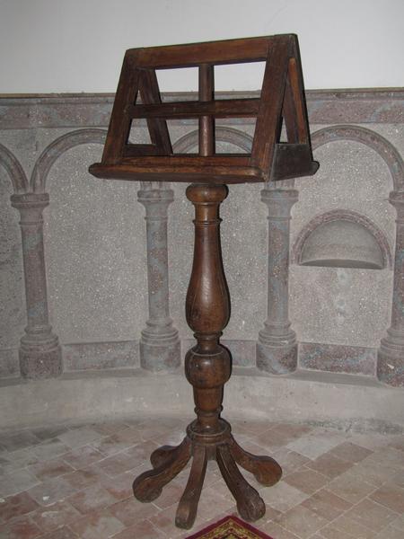lutrin, vue générale - © Ministère de la Culture (France), Conservation des antiquités et des objets d'art du Loir-et-Cher, tous droits réservés 