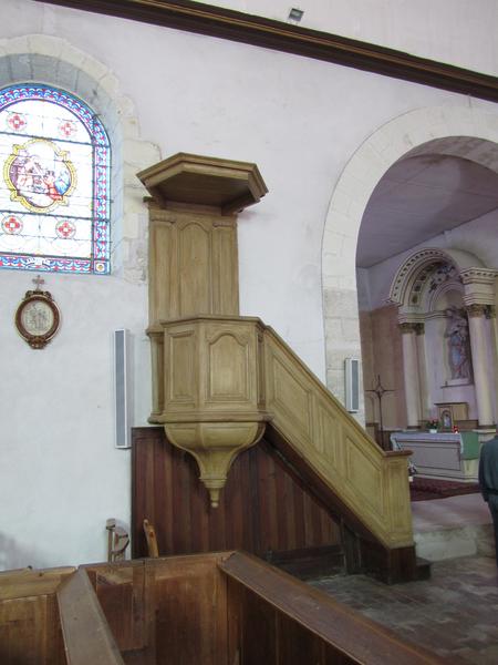 chaire à prêcher, vue générale - © Ministère de la Culture (France), Conservation des antiquités et des objets d'art du Loir-et-Cher, tous droits réservés 