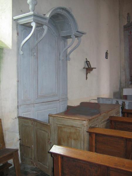 banc d'oeuvre et coffre, vue générale