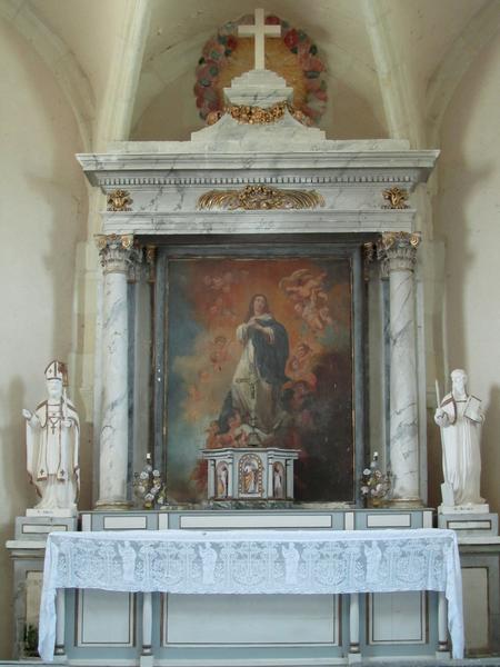 retable du maître-autel et tabernacle, vue générale